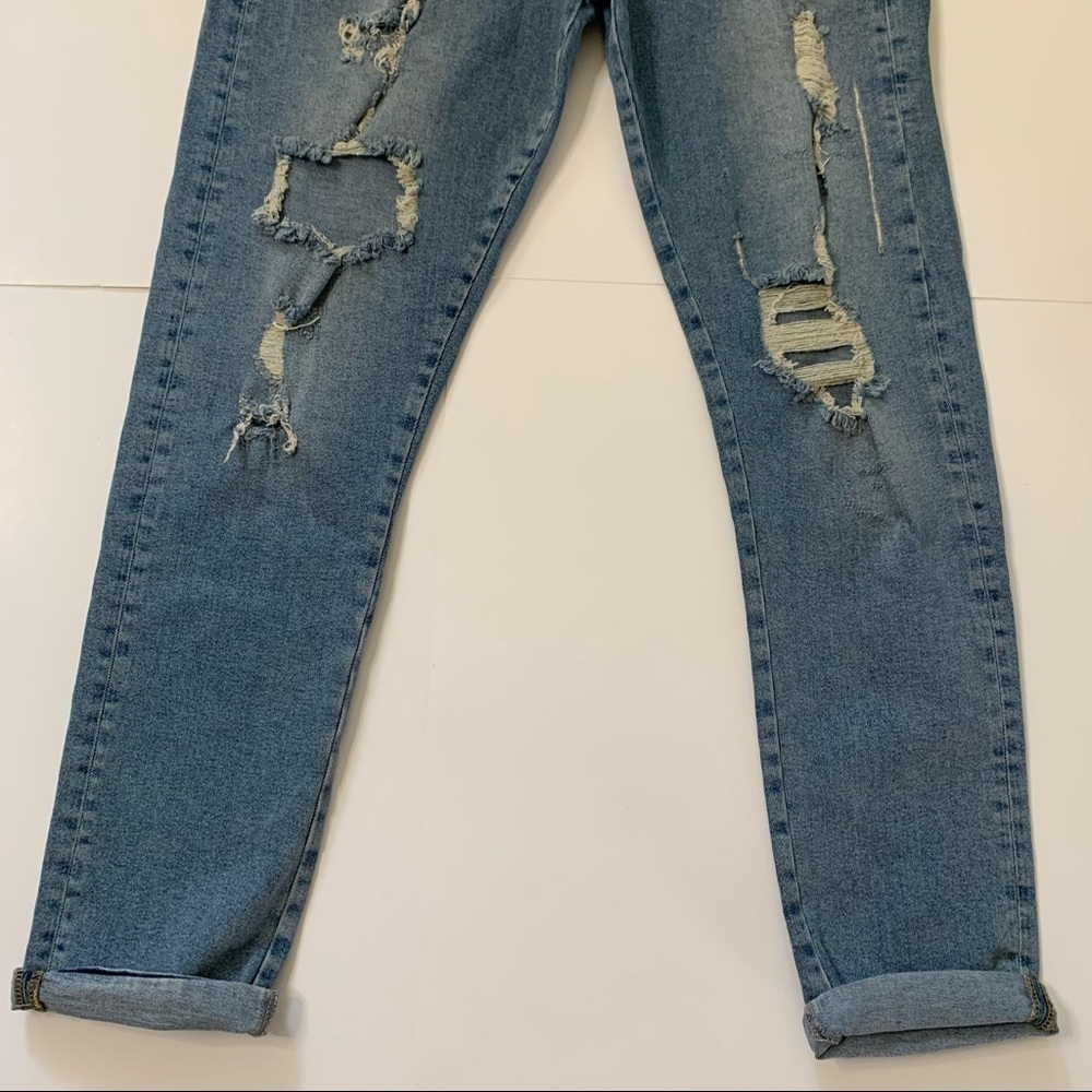 ASOS Design Factory Destroyed Super High Rise Jean - Picture 6 of 14